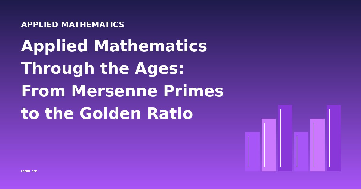 Applied Mathematics Through the Ages: From Mersenne Primes to the Golden Ratio